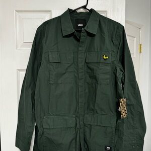 Vans Men's Dark Green Military Jacket